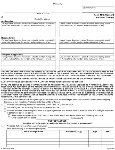 How To Fill Consent Form Canada Printable Consent Form