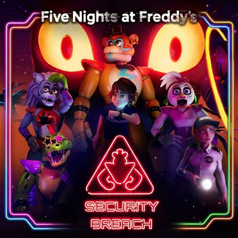 Five Nights At Freddys Security Breach 2021 Playstation 5 Box Cover Art Mobygames