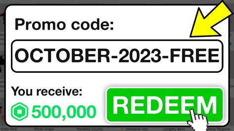 This Secret Promo Code Gives Free Robux Roblox November 2023 Youtube