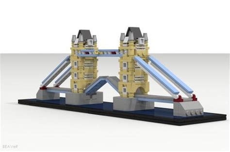Lego Moc Mini Tower Bridge By Beaver Rebrickable Build With Lego