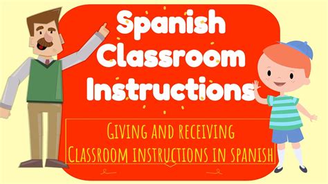 Classroom Language In Spanish Youtube