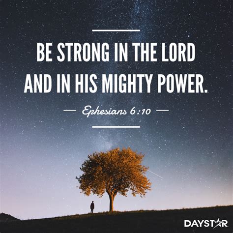 Be Strong In The Lord Quotes Inspiration