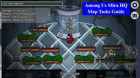 How To Complete All Tasks In Mira Hq Map In Among Us Tasks Guide