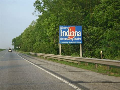 Indiana Interstate 70 Eastbound Cross Country Roads