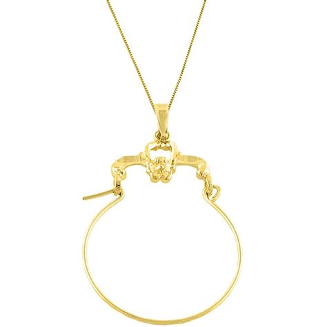 14k Gold Charm Holder Necklace 11236085 Shopping