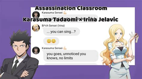 Assassination Classroom X Y N Karasuma Tadaomi X Irina Jelavic