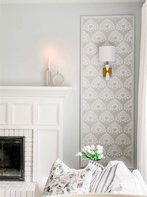 Framed Wallpaper Panels Shining On Design