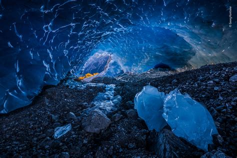 Ice Cave Blues Georg Kantioler Earths Environments Wildlife