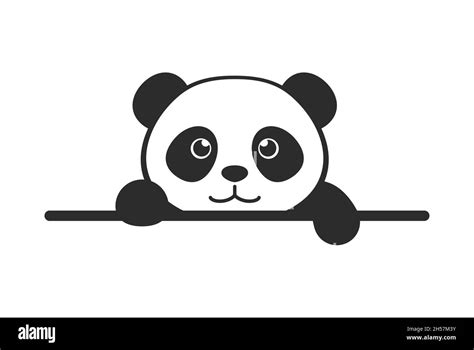 Little Panda Cartoon Panda Cute Panda Face Baby Shower Paws Up Over