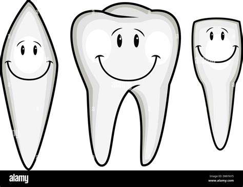 Tooth Cartoon Collection Stock Vector Image And Art Alamy