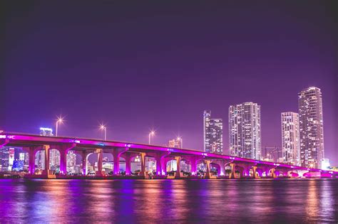 Miami Wallpapers The City Skyline Across The Beach