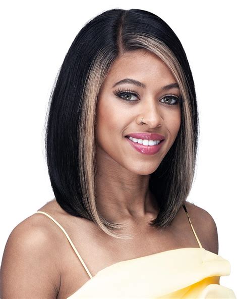 logan lace front human hair wig by bobbi boss best wig outlet