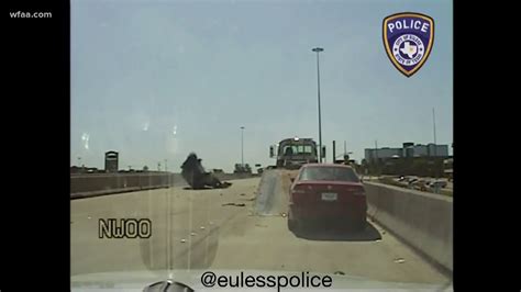 Euless Police Dashcam Shows Rollover Youtube