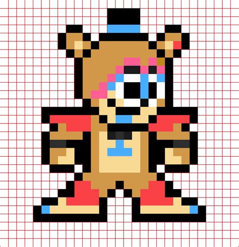 Fnaf Pixel Art Grid Circus Baby Img Doozy