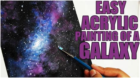 Diy painting online painting art galaxie pintura hippie. Easy Acrylic Painting Of A Galaxy - YouTube