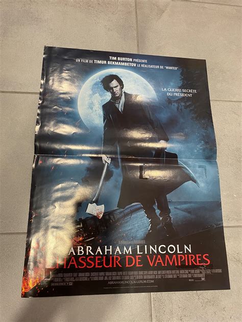 Affiche Du Film Abraham Lincoln Chasseur De Vampires 2012