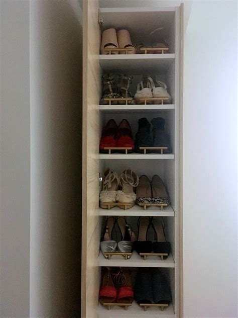 A Classy Tall Shoe Cabinet To Fit Small Entryways Ikea Hackers