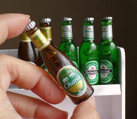 Miniature Beer Bottle Magnet Fridge Magnet Whiteboard Etsy