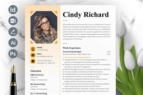 Creative Resume Template Eye Catching Cv Design