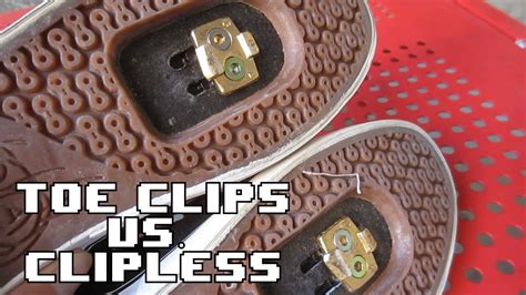 Toe Clips Vs Clipless Pedals Youtube
