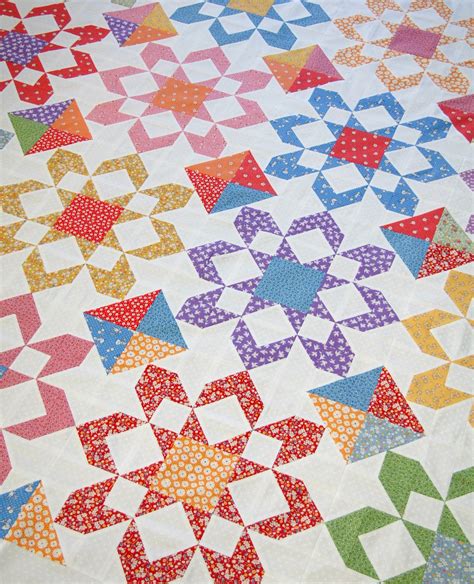 Tied With A Ribbon 1930s Reproduction Fabrics Fireworks Quilt