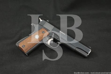 Colt Mk Iv Series 70 Government Model 45 Acp 5″ Semi Auto Pistol 1978