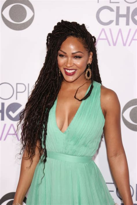 Meagan Good Hair And Makeup At People S Choice Awards Red