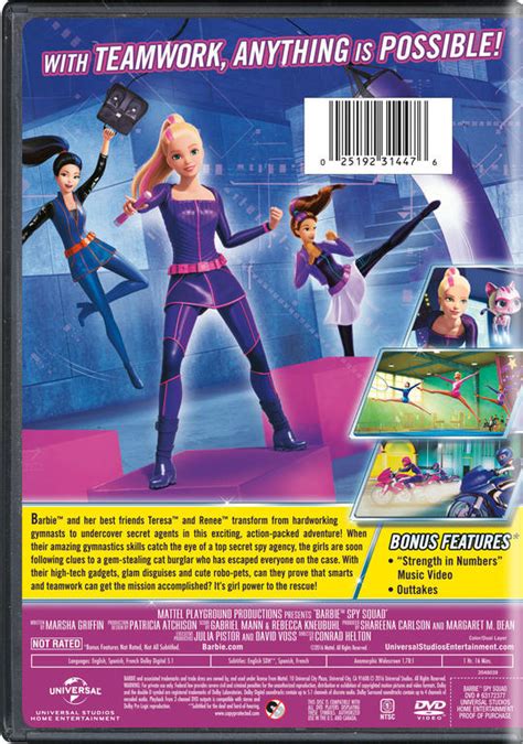Barbie Spy Squad Watch Page Dvd Blu Ray Digital Hd On Demand