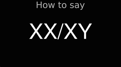 How To Pronounce Correctly Xx Xy Movie Youtube