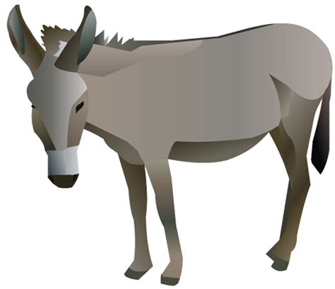 Fun coloring pages, color posters, worksheets, and handwriting practice. Donkey Clipart - Clipartion.com