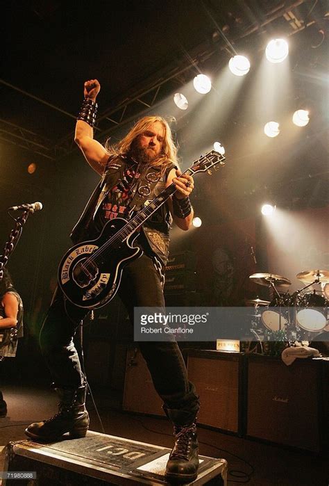 Zakk Wylde Of The Black Label Society Performs On Stage In Concert At