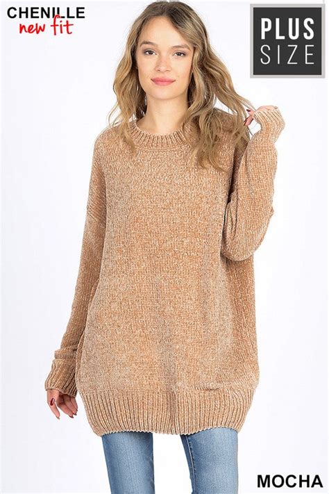 Chenille Sweater Comes In Plus Size And Regular Size Just Bee You