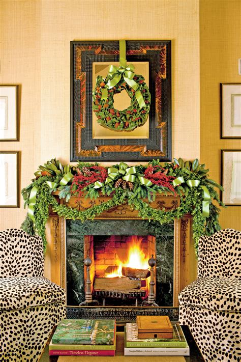 How To Decorate a Mantel for Christmas - Southern Living