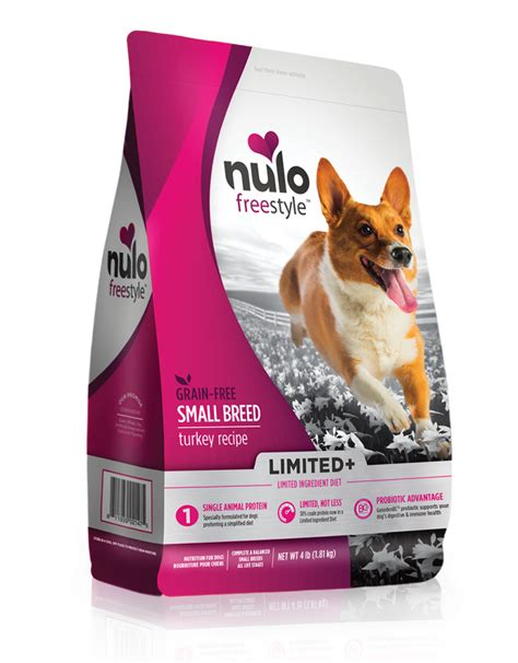 Beef, lentils, tomato pomace, sunflower oil, natural flavor type: Nulo FreeStyle Limited+ Grain-Free Turkey Recipe Small ...