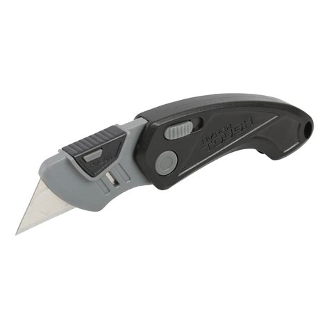 Hyper Tough Plastic Folding Utility Knife Blade Included Model 6713v