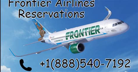 Frontier Airlines Reservations Booking Number