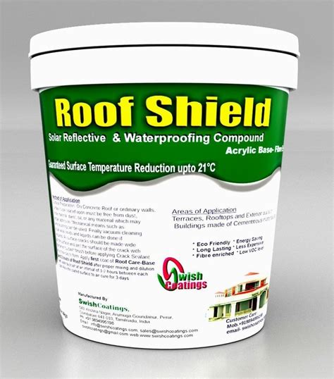 Roof Shield Waterproofing And Solar Reflective Coating Paint At Rs 615