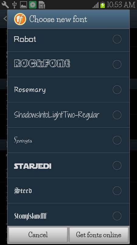 Search and find the app you want and check out the apks information. 100 Samsung Galaxy Fonts Free APK Download - Free ...