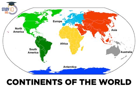 7 Continents Of The World Name Map Important Facts