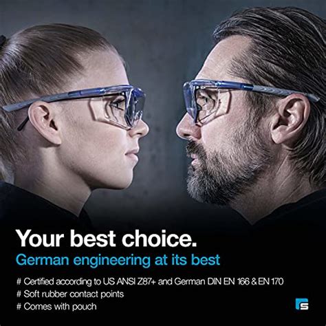 Gafas De Seguridad Sólidas Sobre Gafas Gafas Protectoras Con P