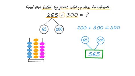 Question Video Adding Three Digit Numbers Using Partial Sum Nagwa