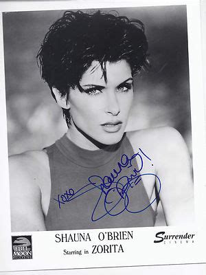 Shauna O Brien Penthouse Pet Of The Month Signed X Picture