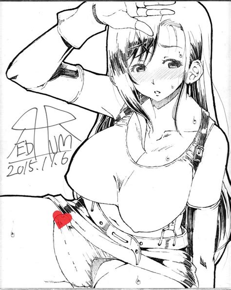 Rule 34 1futa Bare Shoulders Blush Breasts Bulge Censored Cleavage Erect Nipples Final Fantasy