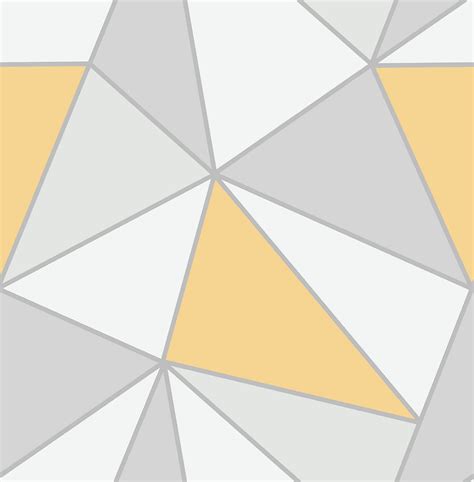Fine Décor Apex Grey Geometric Metallic Effect Wallpaper Diy