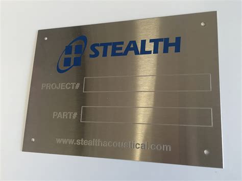 Printed Metal Nameplates Modern Plate And Label