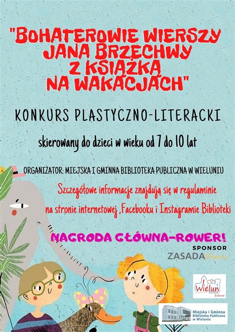 Konkurs Plastyczno Literacki „bohaterowie Wierszy Jana Brzechwy Z