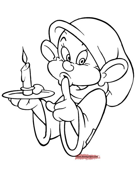 7 Dwarfs Coloring Pages | Snow white coloring pages, Disney coloring