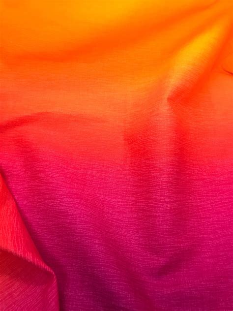 Sunrise Ombre Gelato Fabric From Elite Fabric By Maywood Etsy