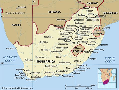 South African Map Images