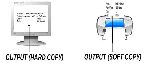 For example, if you scanned a tax form into your computer, you would be creating a soft the most common method of displaying a soft copy uses a computer monitor or another display, such as a smartphone screen. WHAT IS A COMPUTER